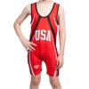 KO Sports Gear Unisex Wrestling Singlet for Adult Wrestlers - Wrestling Singlet for Men & Women - Bold Durable Uniform, Stretchy Breathable Material - USA Red, Adult 3X-Large view 4
