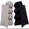 Cornhole Bags (Set of 10) Mini Size - Black/Grey 4" x 4" Cornbags view 1