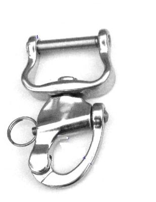 Marine Grade Stainless Steel Quick Release Pole Strap Snap Shackle