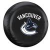 Fremont Die NHL Vancouver Canucks Tire Cover, Large Size (30-32" Diameter), Black/Team Colors view 1
