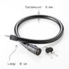 Fischer Cable Lock Diameter 12 mm, Black, 180, 85848 view 4