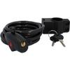 fischer Unisex_Adult Spiralschloss Spiral Lock Length 180 cm Diameter 8 mm, Black, 180 view 2