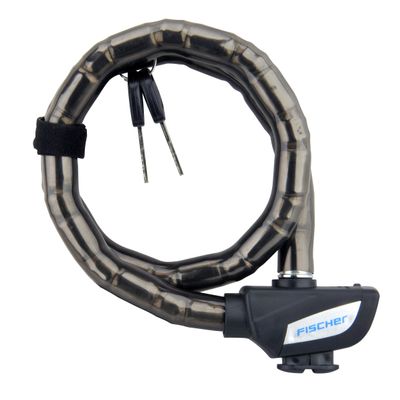 fischer Link Cable Lock Length 70 cm Diameter 18 mm, Black 70