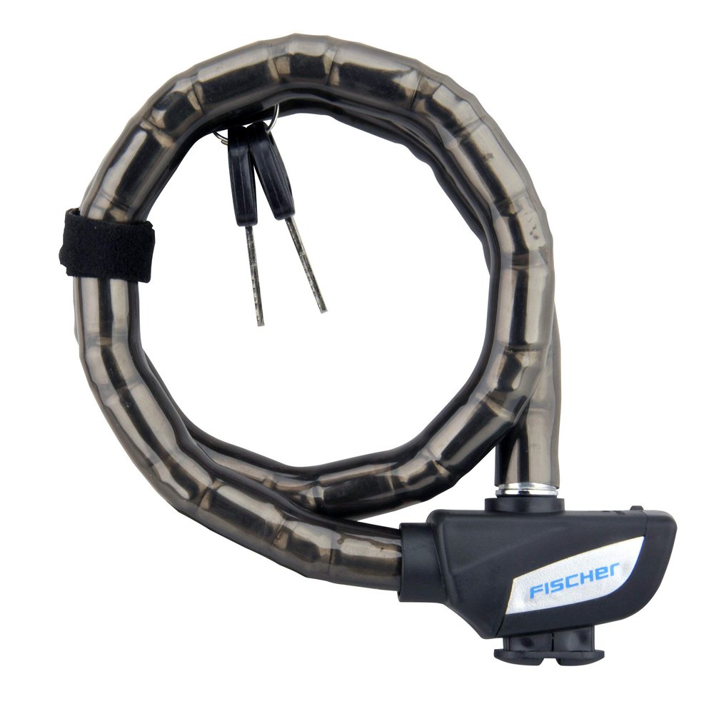 fischer Link Cable Lock Length 70 cm Diameter 18 mm, Black 70