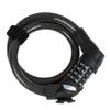 fischer 85873 Cable Lock with Number Roller, Length: 60 cm, Black view 1