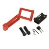 FISCHER 85891 Folding Lock with Bracket and 2 Security Keys | Red 85 cm view 2