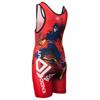 KO Sports Gear Unisex Wrestling Singlet for Youth Wrestlers - Wrestling Singlet for Boys & Girls - Bold Durable Uniform, Stretchy Breathable Material - Flash Hero, Youth Large view 3