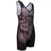 KO Sports Gear Unisex Wrestling Singlet for Adult Wrestlers - Wrestling Singlet for Men & Women - Bold Durable Uniform, Stretchy Breathable Material - Silver Skull, Adult X-Large view 2