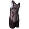 KO Sports Gear Unisex Wrestling Singlet for Adult Wrestlers - Wrestling Singlet for Men & Women - Bold Durable Uniform, Stretchy Breathable Material - Silver Skull, Adult X-Large view 3