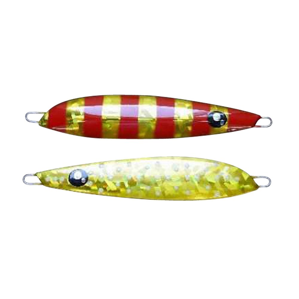 EzoHachi NaMaRaJig SlowTune 8.8 oz (250 g) #07 Red Gold Zebra Metal Jig Lure