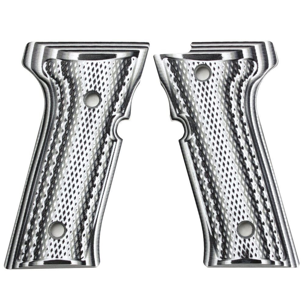 StonerCNC Full Checker G10 Grips Designed to Fit Beretta Vertec & M9A3 Will Fit Vertec Series (Arctic Camo)