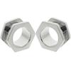 MoDTanOiz 5/8 Gauge Gauges 5/8 16mm Ear Plugs Plug Flesh Tunnels Tunnel 2g 0g 00g 0 00 1/2 Weight Men Women Ears Steel Stone Wood Earrings Silicone Black 00 gauge 5/8 16mm view 2
