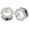 MoDTanOiz 5/8 Gauge Gauges 5/8 16mm Ear Plugs Plug Flesh Tunnels Tunnel 2g 0g 00g 0 00 1/2 Weight Men Women Ears Steel Stone Wood Earrings Silicone Black 00 gauge 5/8 16mm view 3