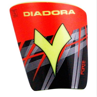 Diadora Forte Shin Guard (Black / Matchwinner / Fluo Orange, Small ,7")