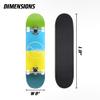 Osprey | Complete Skateboard, 31" x 8" Double Kick Skateboard for Kids and Adults, Concave Deck, Includes Grip Tape, Deck and Wheels, Blocks Multiple Designs view 3