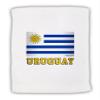 TOOLOUD Uruguay Flag Micro Terry Sport Towel 15" x 22" view 1
