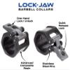 Lock-Jaw HEX 50mm / 2" Olympic Barbell Collar (Red) view 3