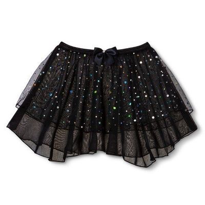 Danz N Motion by Danshuz Girls' Tutu - Black S TRG