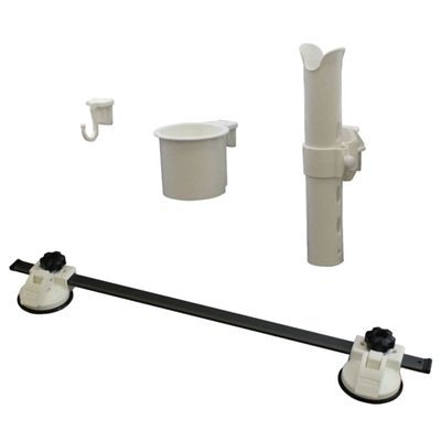 BMO Japan BM-QR400-BK-SET-01 Suction Cup Rail (Basic Set) Black 400