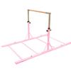 Pink 3-5 ft Heavy Duty Adjustable Gymnastics Bars - With Extensions view 1