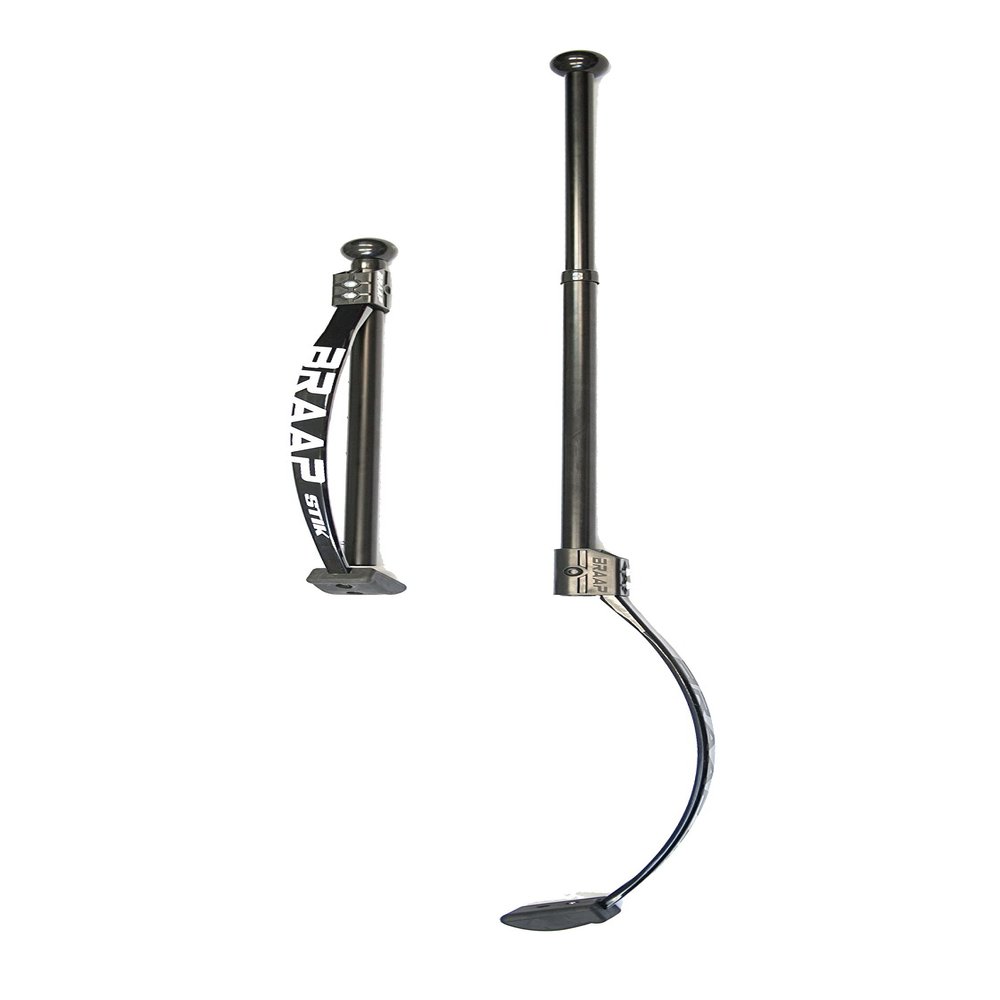 BraapStik 2.0 Performance Land Paddle New and Improved (White, Light)