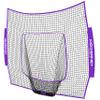 PowerNet Baseball & Softball 7x7 FT Net Replacement, Durable Baseball Screens for Batting & Pitching, Heavy Duty Knotless Netting in Team Colors, NET ONLY (Purple) view 1