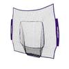 PowerNet Baseball & Softball 7x7 FT Net Replacement, Durable Baseball Screens for Batting & Pitching, Heavy Duty Knotless Netting in Team Colors, NET ONLY (Purple) view 4