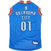 NBA OKLAHOMA CITY THUNDER DOG Jersey, X-Small - Tank Top Basketball Pet Jersey view 1
