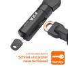 AXA Linq City 100 Chain Lock Length 100 cm Security Level 9 Steel Links 7 mm Black Protective Case Black view 3