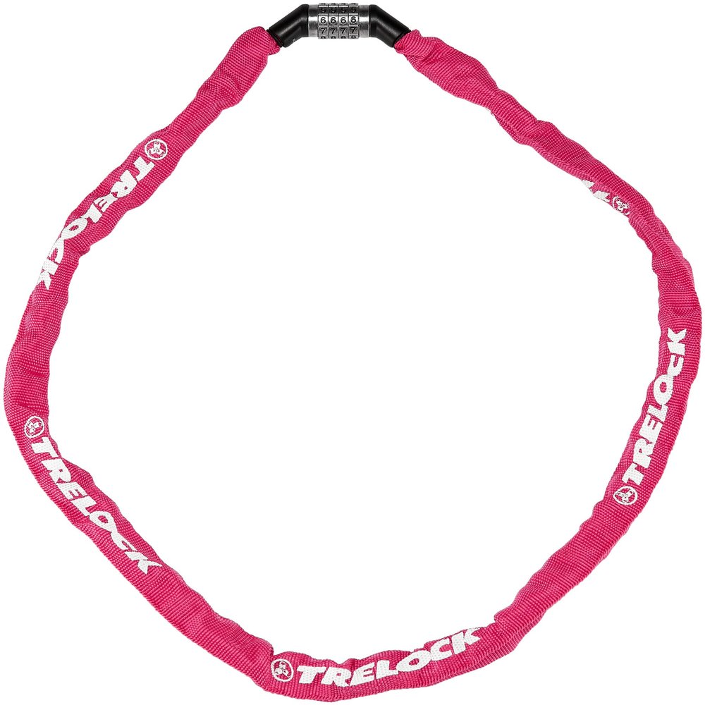 Trelock BC 115/110/4 Chain Unisex Adult Lock, Pink