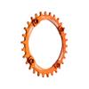Funn Solo Narrow Wide Chainring for 9 10 11 12 Speed Chain, Fits 104mm BCD Interface Crankset, Single Speed Bike Chain Ring for MTB, BMX Bike, Gravel Bike and Road Bike (30T, Orange) view 1