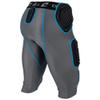 Champro Bull Rush 7-Pad Girdle, Charcoal, Black Inset, Adult Large (FPGU17AGRL) view 2