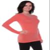 Active Basic Athletic Fitted Plain Long Sleeves Round Crew Neck T Shirt Top view 2