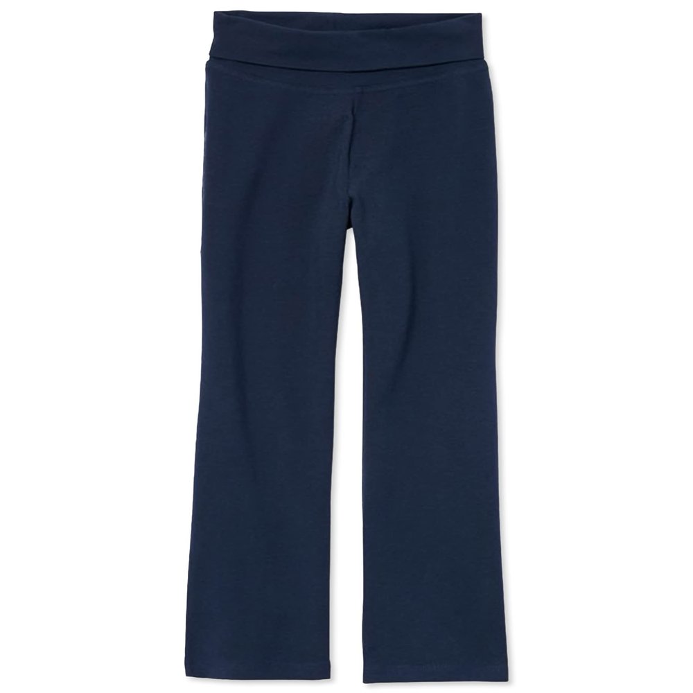 The Children's Place girls Active Foldover Waist Pants, Tidal Single, Large US