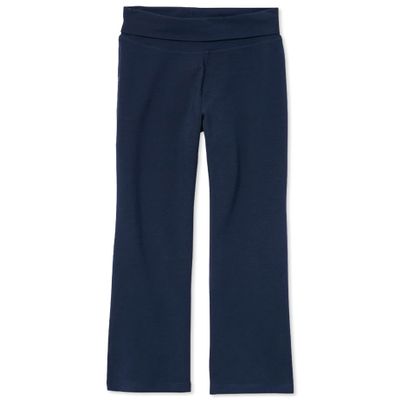 The Children's Place Girls' Uniform Active Foldover Waist Pants Tidal XS (4)