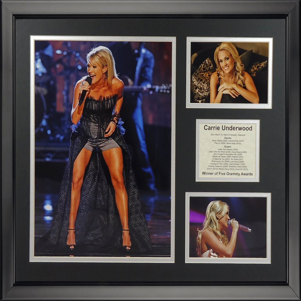 Legends Never Die Carrie Underwood Framed Photo Collage, 16" x 20"