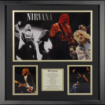 Legends Never Die Nirvana Framed Photo Collage, 16" x 20"