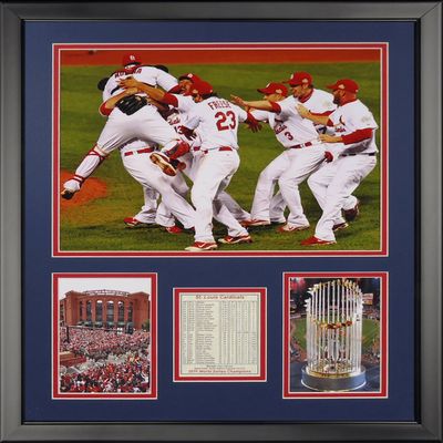 Legends Never Die 2011 St. Louis Cardinals Celebration Framed Photo Collage, 16" x 20"