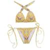 Polovi Women Swimsuit Bathing Suit Sexy Hot Bohemian Bandage Bikini Set (US SIZE(0-2)) view 2