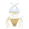 Polovi Women Swimsuit Bathing Suit Sexy Hot Bohemian Bandage Bikini Set (US SIZE(0-2)) view 3