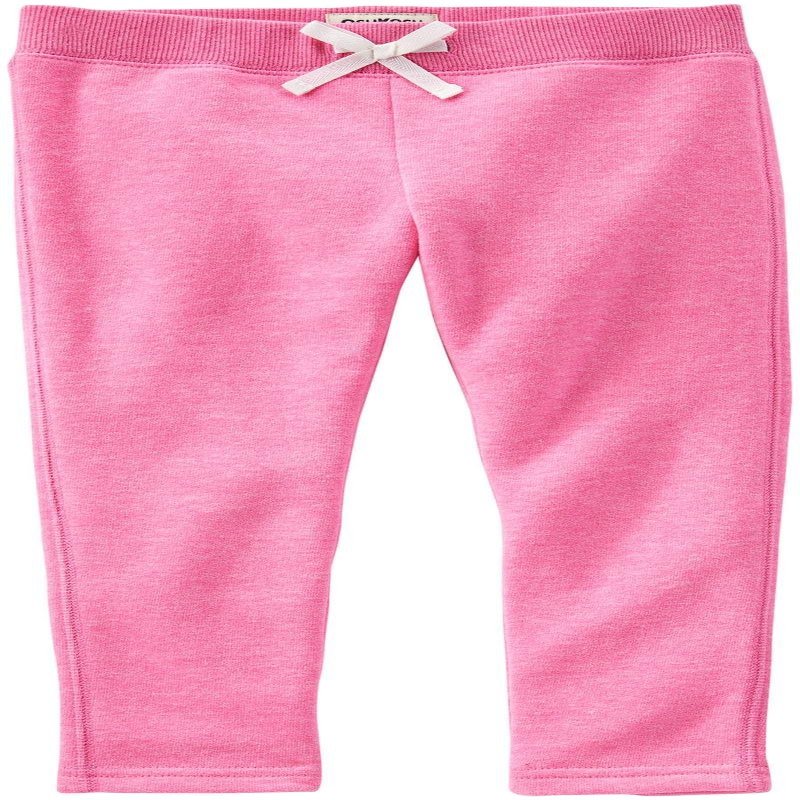 OshKosh B'Gosh Girls Knit Pant, Pink, 6