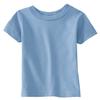 RABBIT SKINS Infant Short Sleeve T-Shirt, Light Blue, 18 Months view 1
