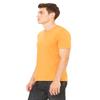 Bella Canvas Men's Taped Shoulders Crewneck T-Shirt, Burnt Orange, Large view 4
