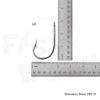10pcs Fish WOW! 7691S Big Game Southern Tuna Stainless Steel Hook Size 9/0 view 2
