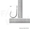 10pcs Fish WOW! 7691S Big Game Southern Tuna Stainless Steel Hook Size 10/0 view 2