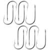 10pcs Fish WOW! 7691S Big Game Southern Tuna Stainless Steel Hook Size 11/0 view 1