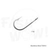 10pcs Fish WOW! 7691S Big Game Southern Tuna Stainless Steel Hook Size 11/0 view 3