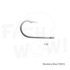 10pcs Fish WOW! 7691S Big Game Southern Tuna Stainless Steel Hook Size 11/0 view 4