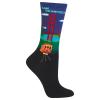 Hot Sox womens Travel Series Novelty Fashion Casual Crew Socks Hosiery, Golden Gate Bridge (Dark Blue), 4 10 US view 1