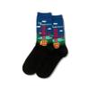 Hot Sox womens Travel Series Novelty Fashion Casual Crew Socks Hosiery, Golden Gate Bridge (Dark Blue), 4 10 US view 4